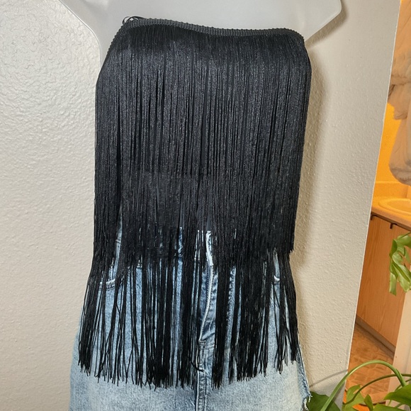 FRINGE CROP TOP - Picture 6 of 10